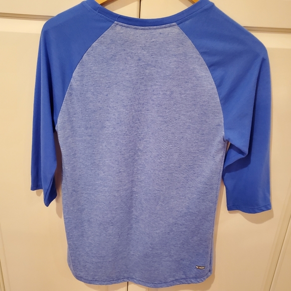 Womens Blue Jersey Top - Picture 4 of 7